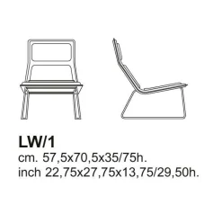 Sessel^Cappellini Low Pad Sessel