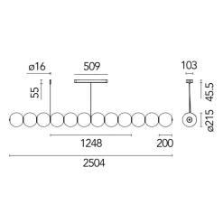 Pendelleuchten^Flos Luce Sferica LED Pendelleuchte