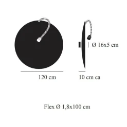 Catellani & Smith Luna Piena 120 Wandleuchte| Wandleuchten