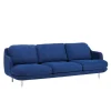Sofas^Fritz Hansen Lune™ JH300 3-Sitzer Sofa Füße Aluminium
