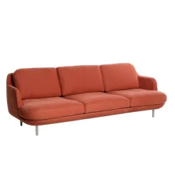 Sofas^Fritz Hansen Lune™ JH300 3-Sitzer Sofa Füße Aluminium