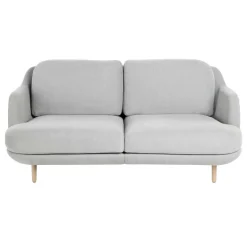 Sofas^Fritz Hansen Lune™ JH200 2-Sitzer Sofa Füße Eiche