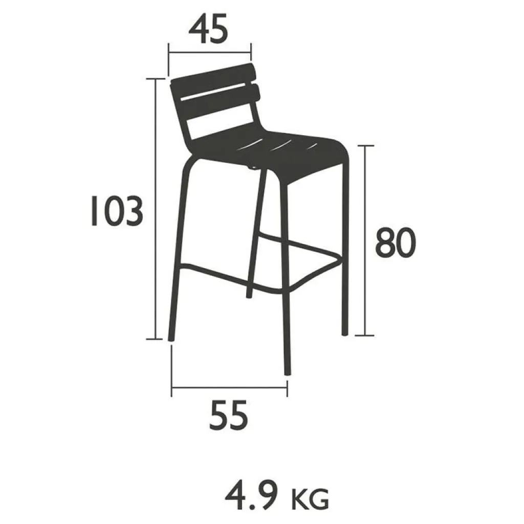 Fermob Luxembourg Barhocker| Outdoor-Barhocker