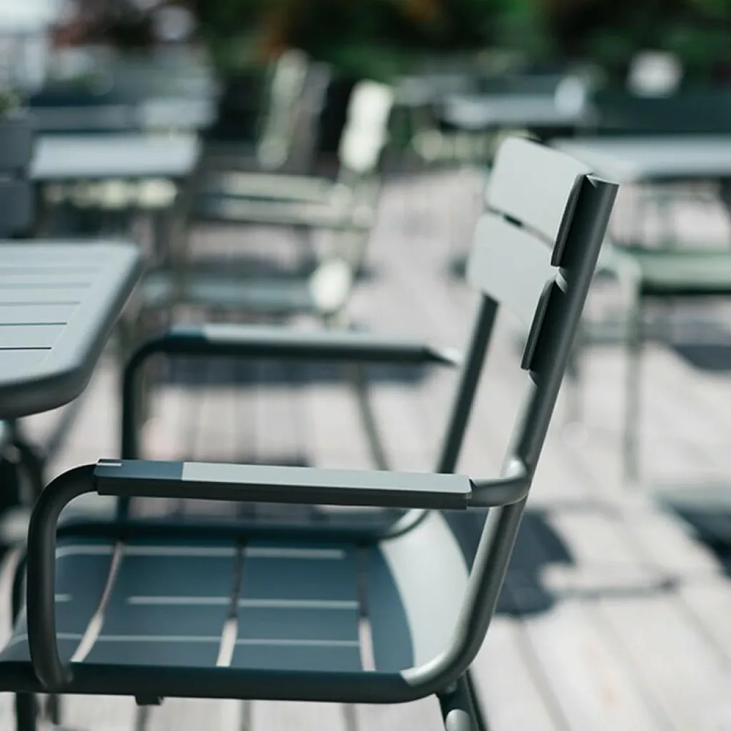 Stühle|Gartenstühle^Fermob Luxembourg Gartenarmlehnstuhl 4er Set