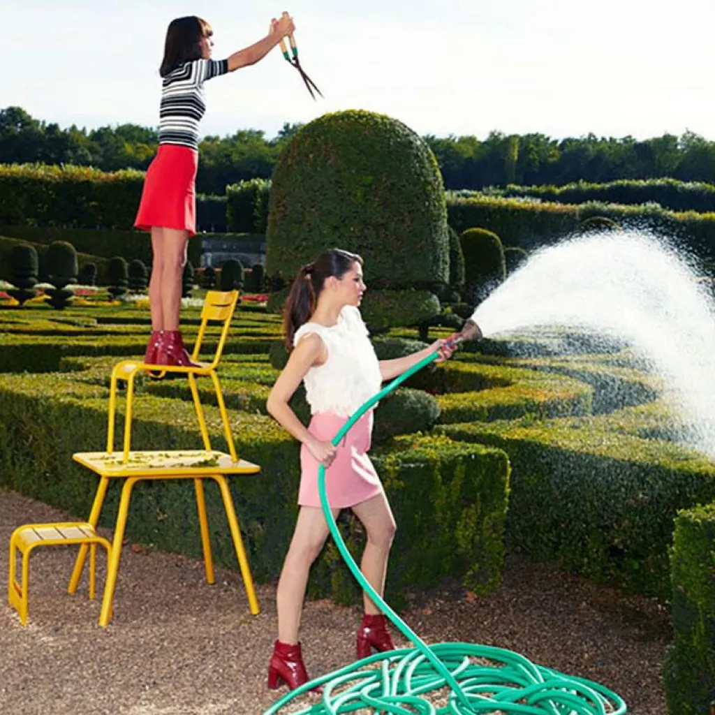 Stühle|Gartenstühle^Fermob Luxembourg Gartenarmlehnstuhl 4er Set