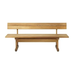 Gartenbänke^FDB Møbler M16 Ermelunden Gartenbank mit Rückenlehne 3-Sitzer