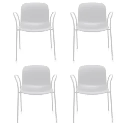 Magis Troy Gartenarmlehnstuhl 4er Set| Gartenstühle