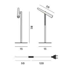Foscarini Magneto LED Tischleuchte| Nachttischleuchten
