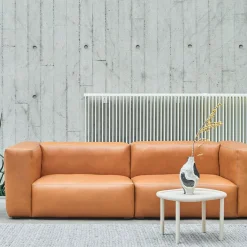 Sofas^HAY Mags Soft 2,5-Sitzer Sofa Leder 238x103,5x67cm