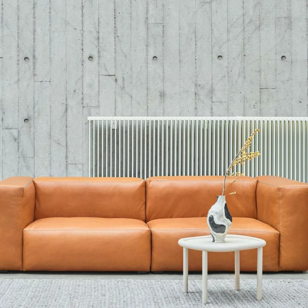 Sofas^HAY Mags Soft 2,5-Sitzer Sofa Leder 238x103,5x67cm