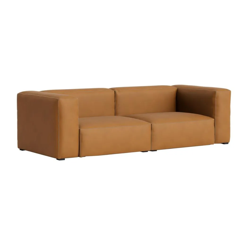 Sofas^HAY Mags Soft 2,5-Sitzer Sofa Leder 238x103,5x67cm