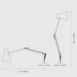 Anglepoise Margaret Howell Edition Type 75 Schreibtischleuchte| Tischleuchten|Nachttischleuchten