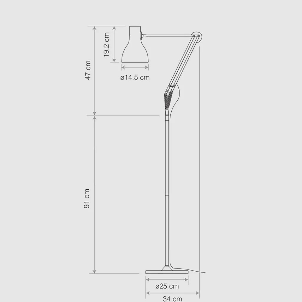 Anglepoise Margaret Howell Edition Type 75 Stehleuchte| Stehleuchten