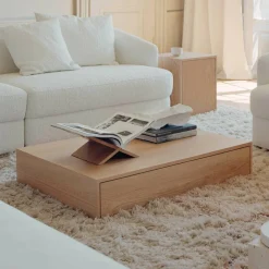 New Works Mass Wide Couchtisch mit Schublade| Tische