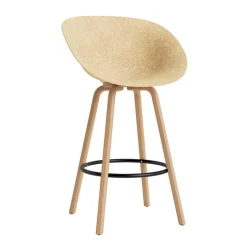 Barhocker^Normann Copenhagen Mat Barstuhl mit Armlehnen 75cm