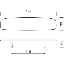 ClassiCon Matéria Kaffeetisch lang 170x39cm| Beistelltische
