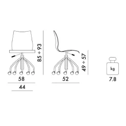 Bürostühle^Kartell Maui Bürostuhl