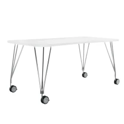 Kartell Max Tisch mit Rollen 160x80cm| Tische|Schreibtische