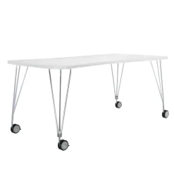 Kartell Max Tisch mit Rollen 190x90cm| Schreibtische