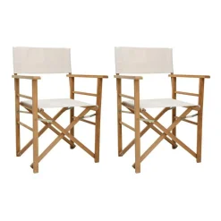 Jan Kurtz Maxx Regiesessel 2er Set| Stühle|Gartenstühle