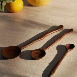 Besteck^Ferm Living Meander Holzlöffel