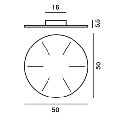Leuchten-Zubehör^Foscarini Mehrfach Baldachine für Pendelleuchten