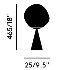 Tischleuchten|Nachttischleuchten^Tom Dixon Melt Cone Fat LED Tischleuchte