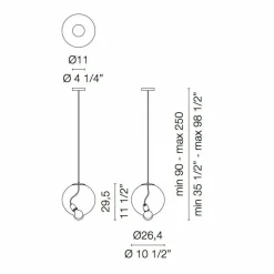 Pendelleuchten^Cappellini Meltdown Single Pendelleuchte