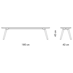 OUT Objekte unserer Tage Meyer Medium-Large Bank 180cm| Bänke