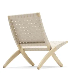 Carl Hansen MG501 Cuba Chair klappbar mit Baumwollgurten| Sessel