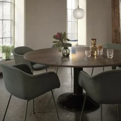 Esstische^Muuto Midst Esstisch Ø160cm Eiche dunkel