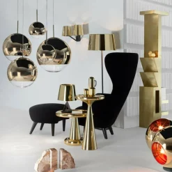 Tom Dixon Mirror Ball Pendant Pendelleuchte Gold| Pendelleuchten