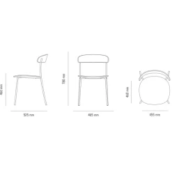 New Works Missing Stuhl gepolstert| Stühle