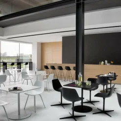 Lapalma Miunn Barhocker Kufengestell schwarz H75| Barhocker