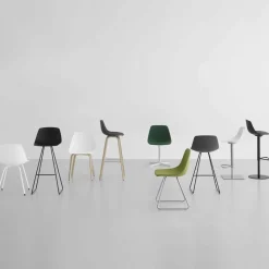 Lapalma Miunn S104 Barhocker Sitzfläche Kunststoff 75-100cm| Barhocker