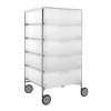 Container|Container^Kartell Mobil 5 Container mit Rollen