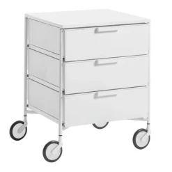 Container|Container^Kartell Mobil 3 Container mit Rollen matt