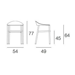 Plank Monza Armlehnstuhl| Stühle