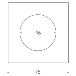 Ingo Maurer Moodmoon White SQ75 LED Wandleuchte| Wandleuchten