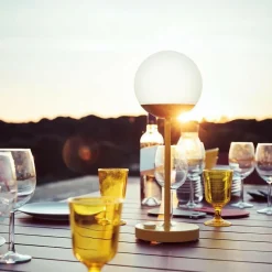 Outdoor-Akkuleuchten|Outdoor-Akkuleuchten^Fermob Mooon! LED Tischleuchte mit Akku