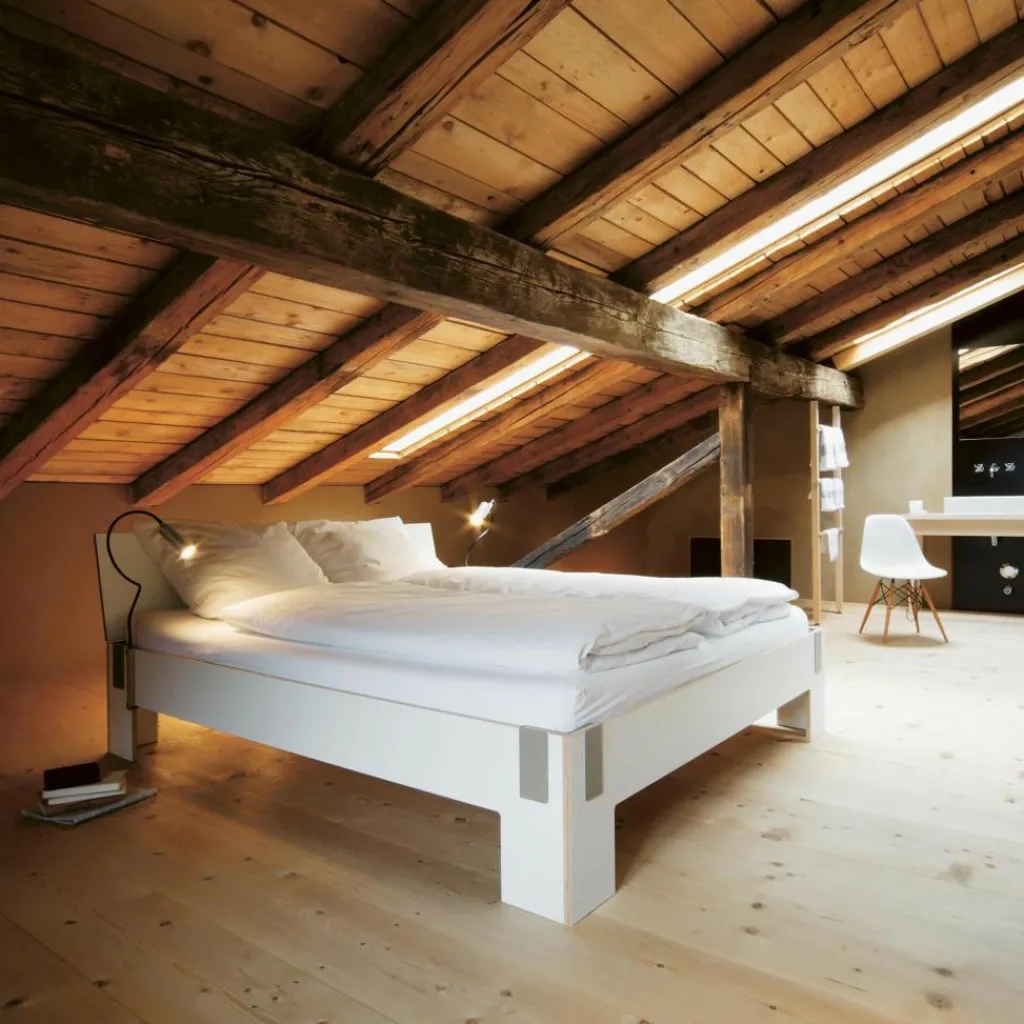 Betten^Moormann Tagedieb Bett mit Kopfteil