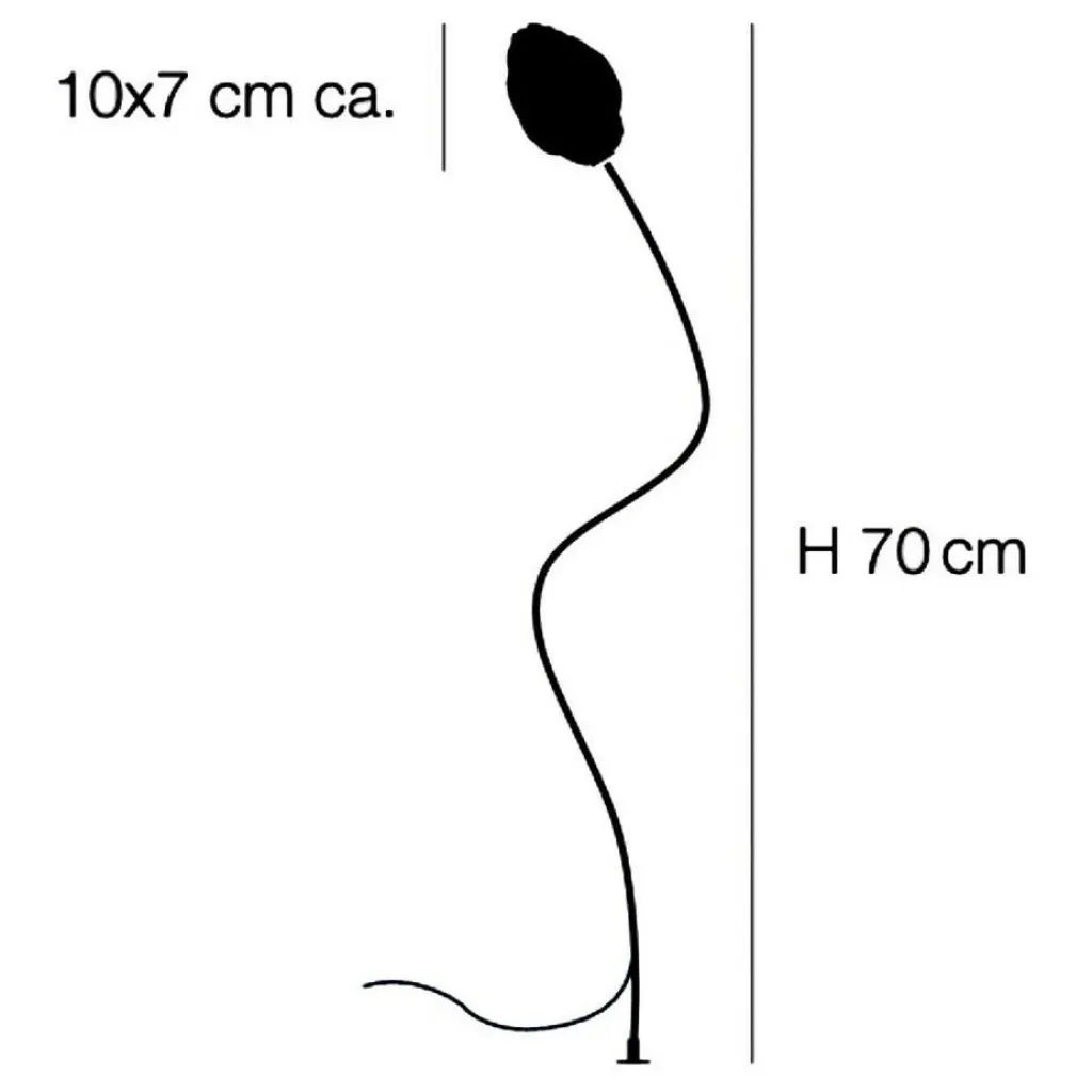 Außenstehleuchten|Außenstehleuchten^Catellani & Smith More F Außenstehleuchte H 70cm