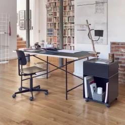 Richard Lampert Mr. Square Drehstuhl mit Rollen| Bürostühle