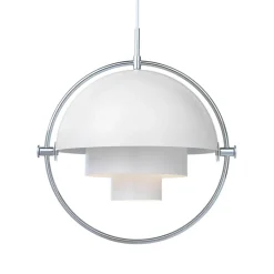Gubi Multi-Lite Pendelleuchte Ø36cm Gestell Chrom| Pendelleuchten