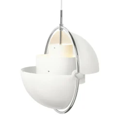 Gubi Multi-Lite Pendelleuchte Ø36cm Gestell Chrom| Pendelleuchten