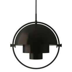 Gubi Multi-Lite Pendelleuchte Ø25,5cm Gestell Messing schwarz| Pendelleuchten