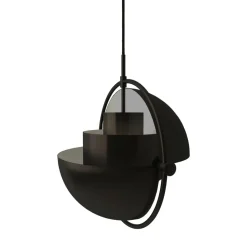 Gubi Multi-Lite Pendelleuchte Ø25,5cm Gestell Messing schwarz| Pendelleuchten