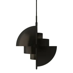 Gubi Multi-Lite Pendelleuchte Ø25,5cm Gestell Messing schwarz| Pendelleuchten