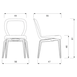 Stühle^ClassiCon Munich Chair gepolstert Leder