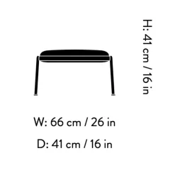 Hocker^&Tradition Muno LN20 Fußhocker